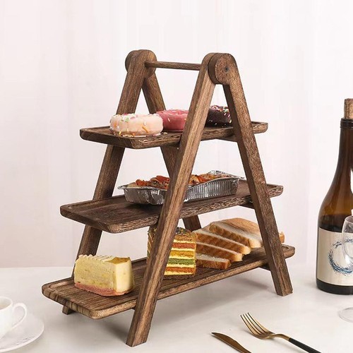 Tier wooden tray - 3, stand