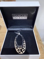 Tianguis Jackson 925 Silver LARGE Pendant & 18 inch Chain New In Box