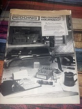 Redding Reloading Equipment catalog or advertisement