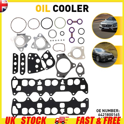 For mercedes om642 oil cooler - for,