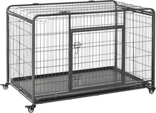 PawHut Metal Dog Cage Kennel