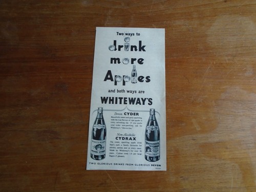 Vintage adverts whiteway s - , whiteway's