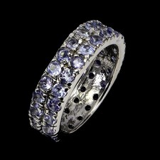 925 Sterling Silver Ring Round