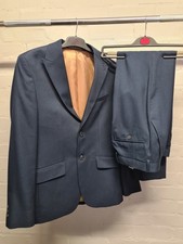 Mens Blue Slim Suit Matalan
