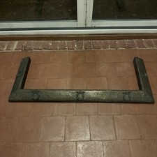 Brass and  Wooden Fireplace Kerb Surround / Fender, Vintage