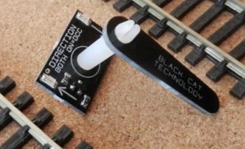 Model railway track tester - tester,