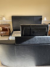 Super Kingsize TV bed frame LG TV