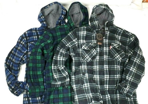 Mens winter fleeced checked - mens,