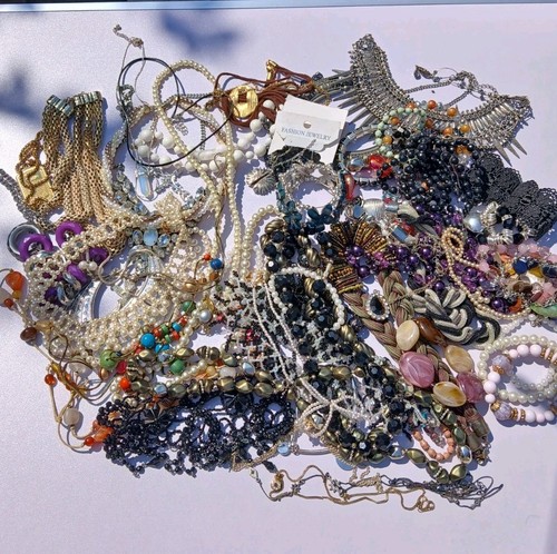 Job lot costume jewellery - job,