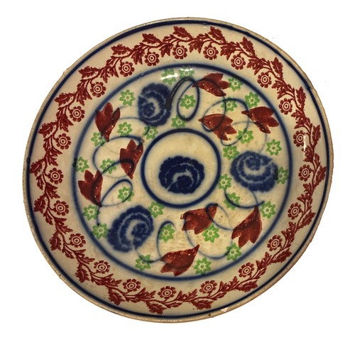 Antique 19th spongeware - c.,