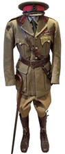 WW1 Complete Uniform With Cane, Sam Browne  & Boots Major General Francis Wilson