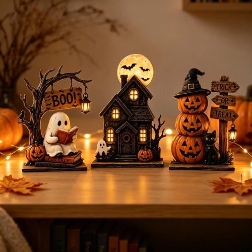 Haunted house tissue - tissue, box