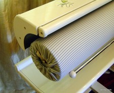 AFFORDABLE, SUSTAINABLE BLUE STRIPEY  ROTARY IRON COVERS FOR  MIELE & OTHERS