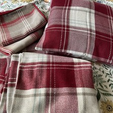 Pair Of Wool Feel Curtains