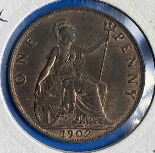 1902 great britain penny - 1902, low