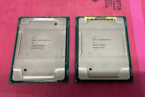 Matched pair intel xeon - intel,