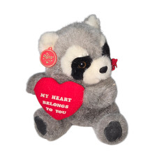 Vintage Russ Plush Toy Raccoon