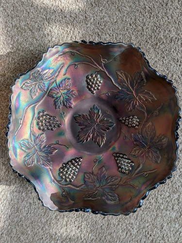 Carnival ware dish peacock - carnival,
