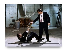 Harvey Keitel & Steve Buscemi Signed Photo Print 8x6 Reservoir Dogs Movie Stars