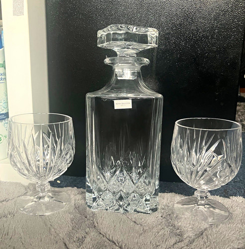 Royal doulton lead crystal set - lead,
