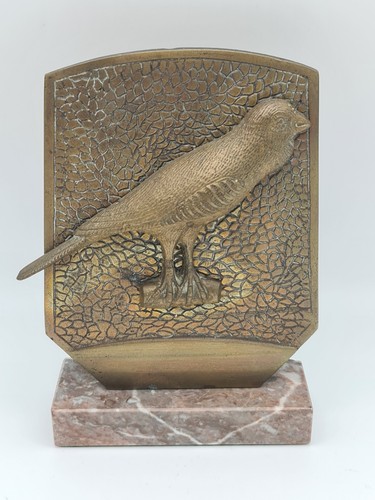 Vintage bronze game bird - vintage,