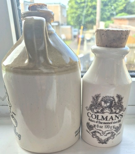 Vintage colman mustard pot - mustard,
