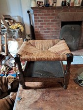 VINTAGE Antique WOVEN WOODEN