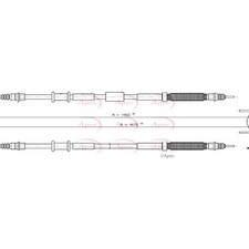 APEC Cable Pull, parking brake