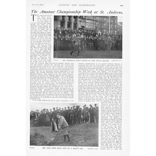 Golf the amateur championship - golf,