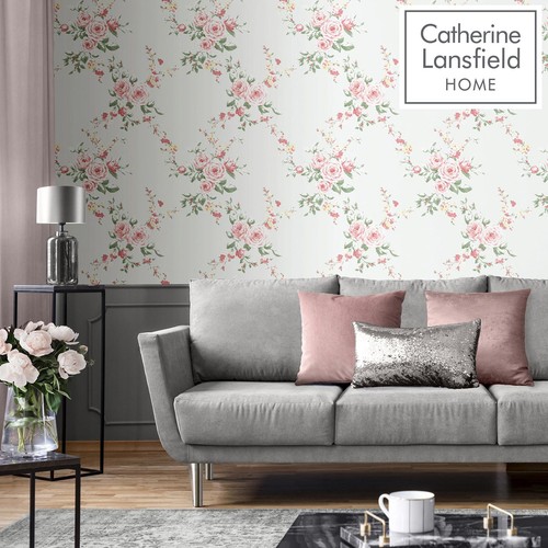 Canterbury floral wallpaper - floral,