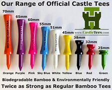 Castle Golf Tees Bamboo Very