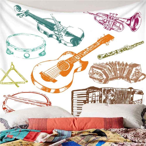 Musical instrument guitar - instrument, 3d