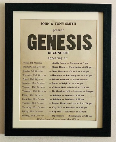 Genesis tour - genesis+uk,