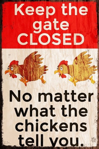 Keep the gate - keep, closed