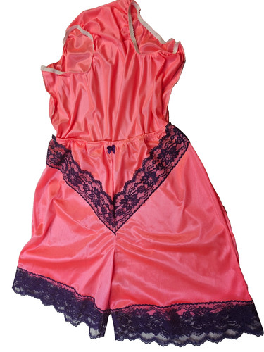 Coral purple nylon - coral, tricot