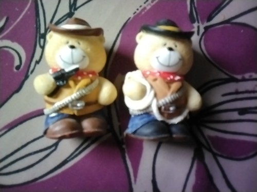 Cowboy bear ornaments - cowboy,