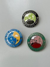 Hedgehog MCC Motorcycle Club Rally Badge x 3