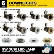 1 or 6 x Bathroom IP65