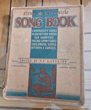 News Chronicle Song Book Edited By T P Ratcliff Vintage Community Song Book