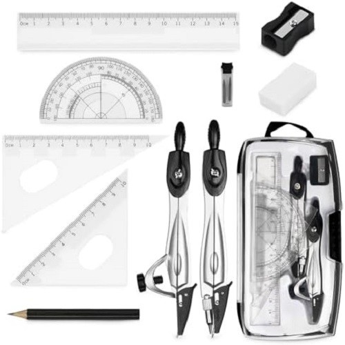 10pcs maths set protractor - maths, set,