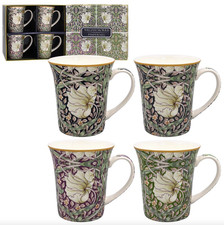 SET 4 FINE CHINA MUGS William