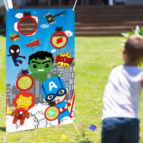 Latern superhero toss game - superhero,