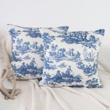 NIULAA Blue Velvet Cushion