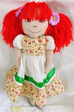 Handmade Rag Doll OOAK Red