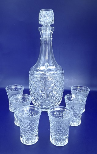 Diamond point cut glass - point,