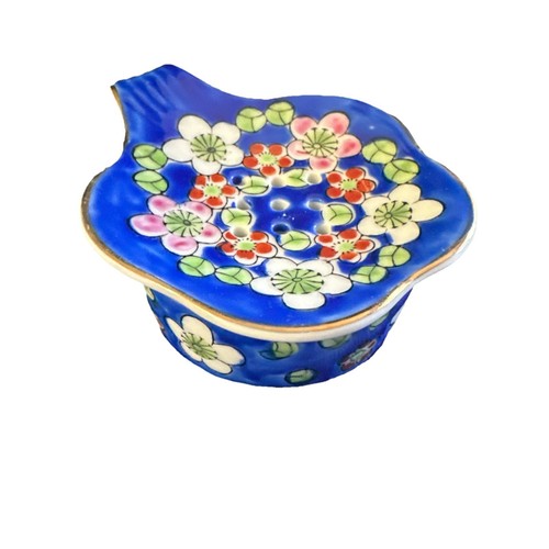 Vintage piece blue floral - piece,