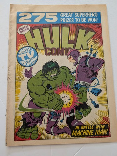 Hulk comic november 7th - no,