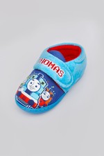 Thomas & Friends Boys Blue Touch & Close Strap Slippers - UK Child Size 5