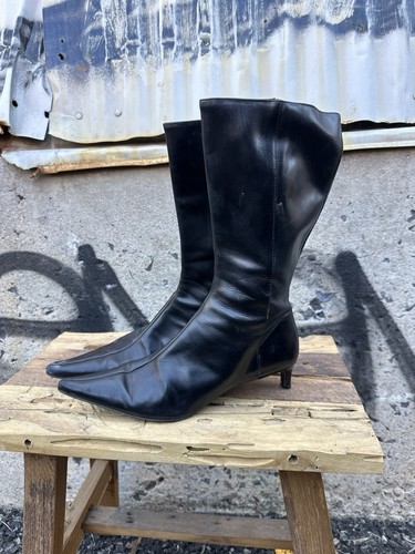 Zara soft leather kitten - soft, heel