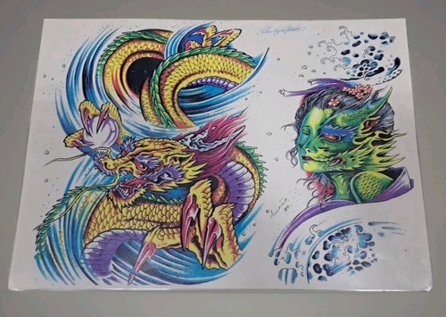 Vintage tattoo design flash - tattoo,